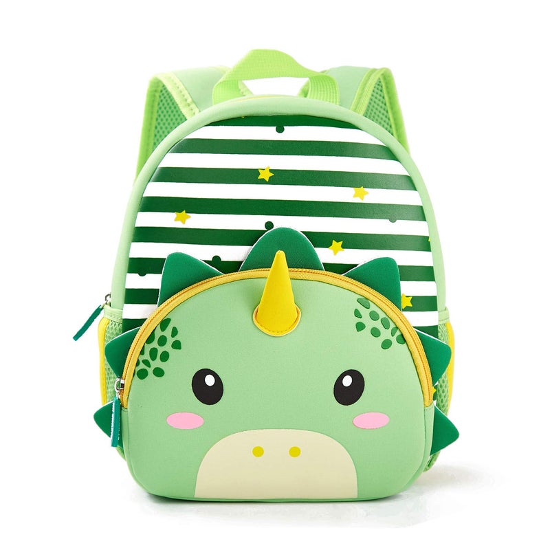 KK CRAFTS Preschool Backpack Toddler Neoprene Animal Schoolbag Lunch backpack for Kids Boys Girls(Dinosaur) - Image 1